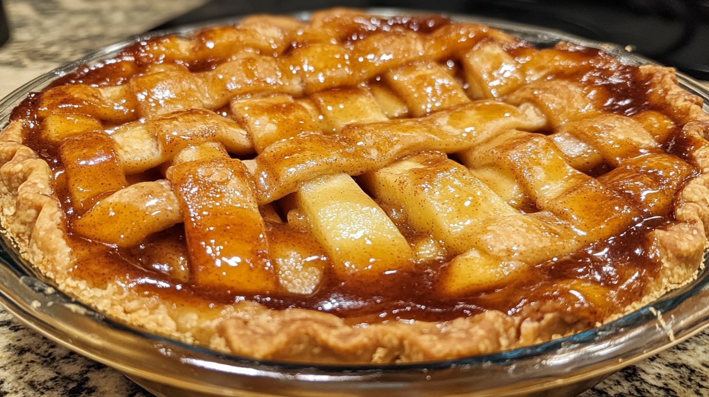 Cinnamon Roll Apple Pie