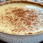 Eggnog pie